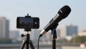 shotgun mic for iPhone/Android